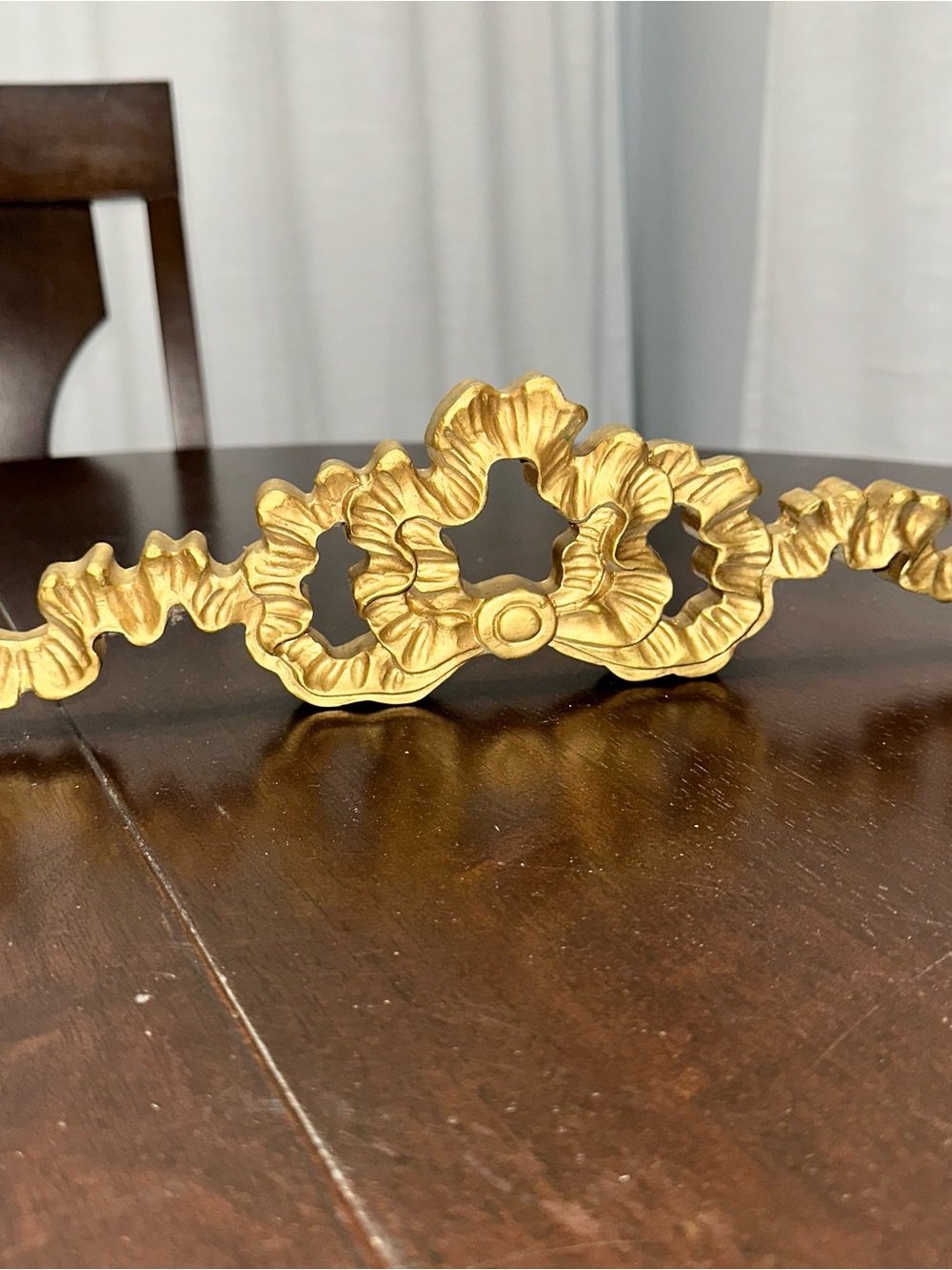 Vintage Ornate Wall Accent Decorative Set of 2 Pieces Gold Luxurious